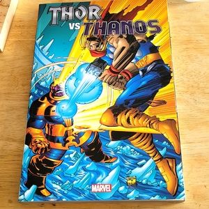 Thor vs Thanos comic Marvel